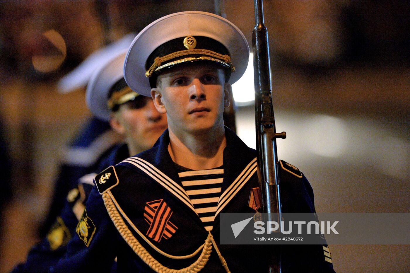 Final practice of Victory Day parade in Russian cities
