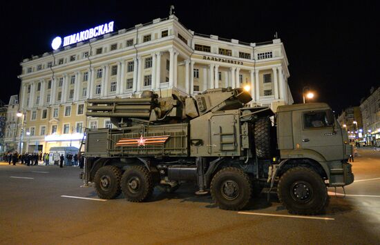 Final practice of Victory Day parade in Russian cities