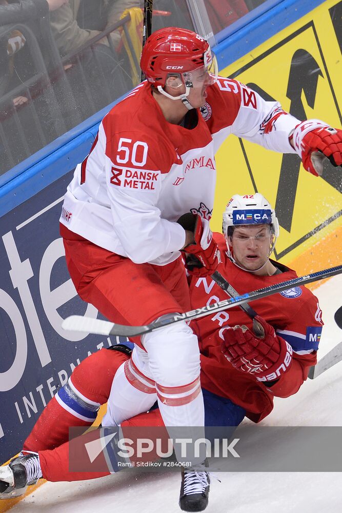 2016 IIHF World Ice Hockey Championship. Norway vs. Denmark