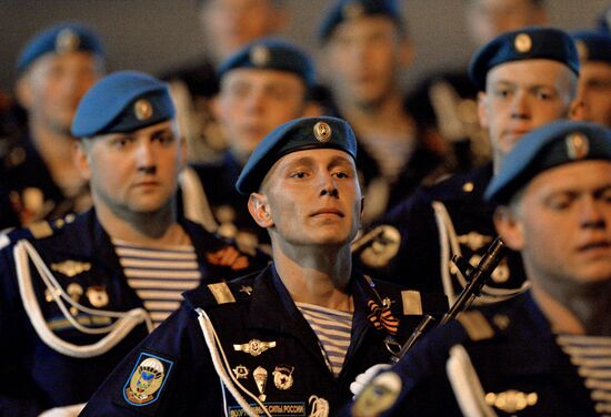 Final practice of Victory parade in Russian cities