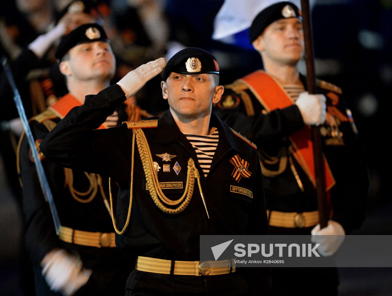 Final practice of Victory parade in Russian cities