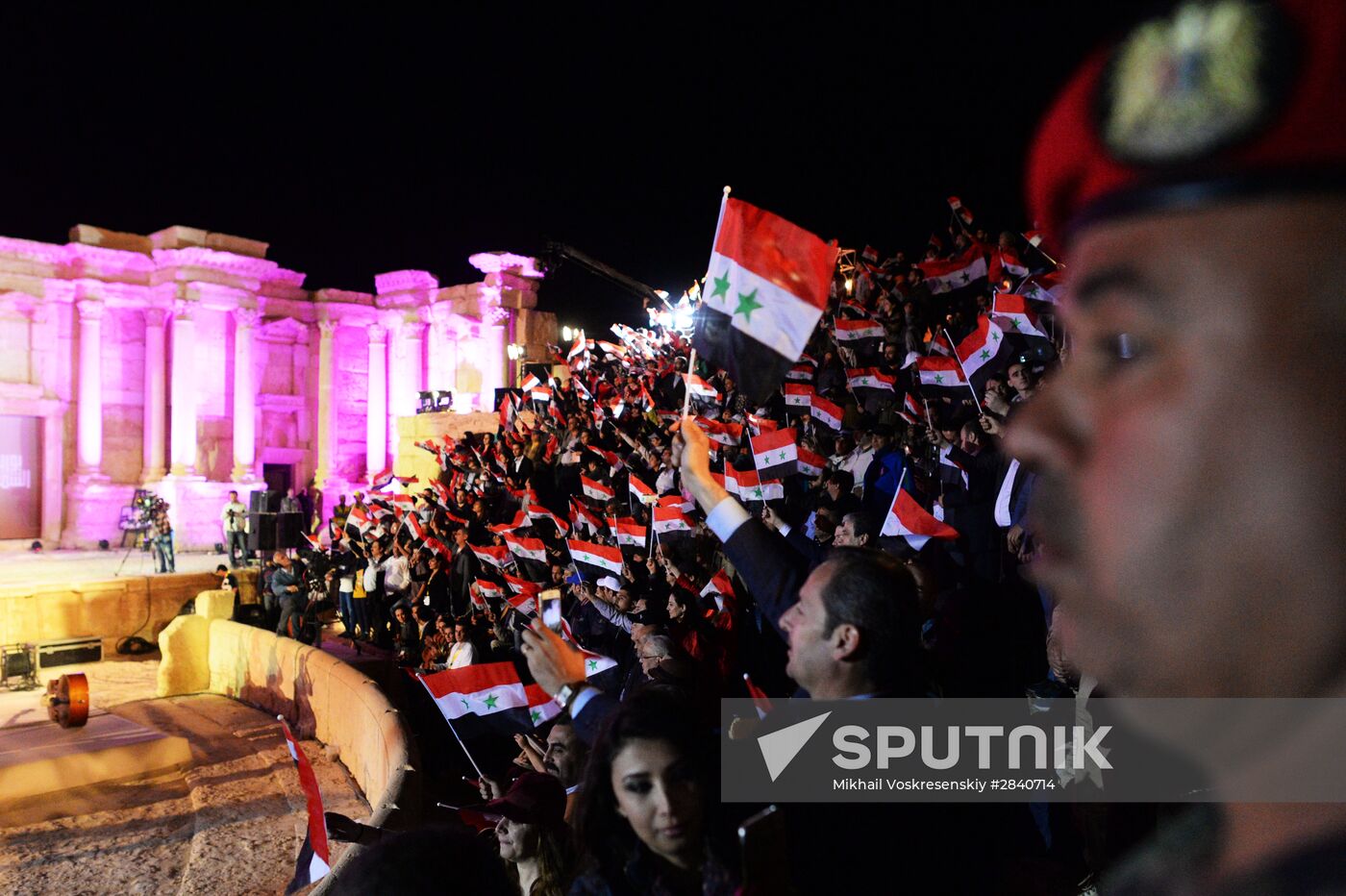 Concert in Palmyra in memoriam of Syria independence fighters