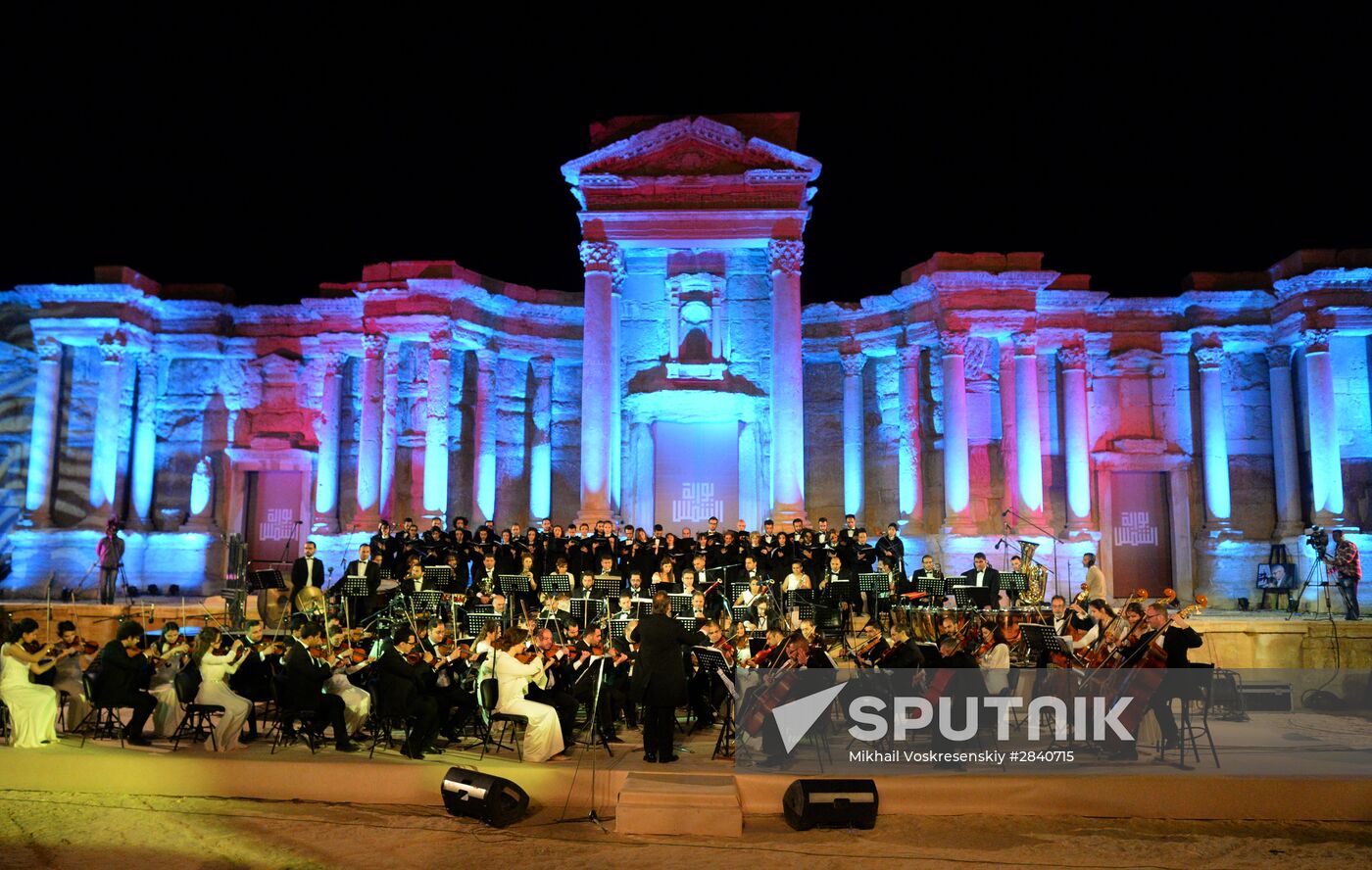 Concert in Palmyra in memoriam of Syria independence fighters
