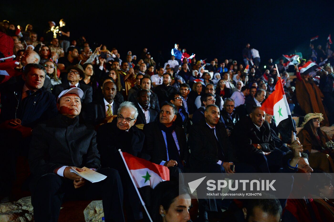 Concert in Palmyra in memoriam of Syria independence fighters