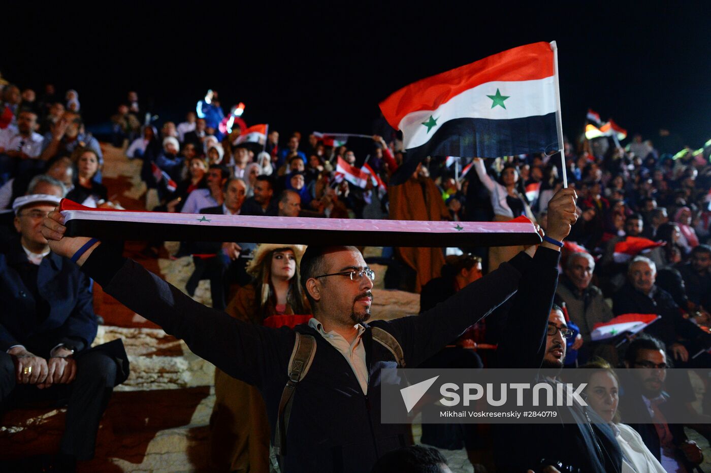 Concert in Palmyra in memoriam of Syria independence fighters