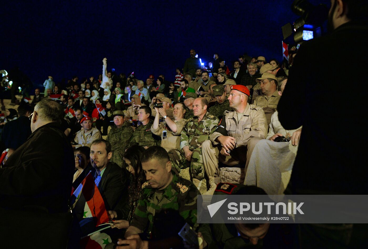 Concert in Palmyra in memoriam of Syria independence fighters