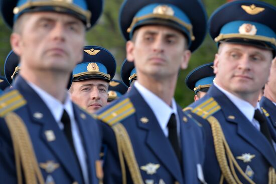 Final practice of Victory parade in Russian cities