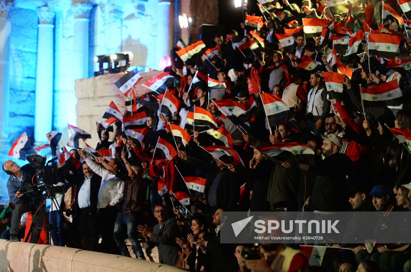 Concert in Palmyra in memoriam of Syria independence fighters