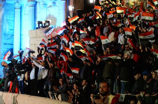 Concert in Palmyra in memoriam of Syria independence fighters