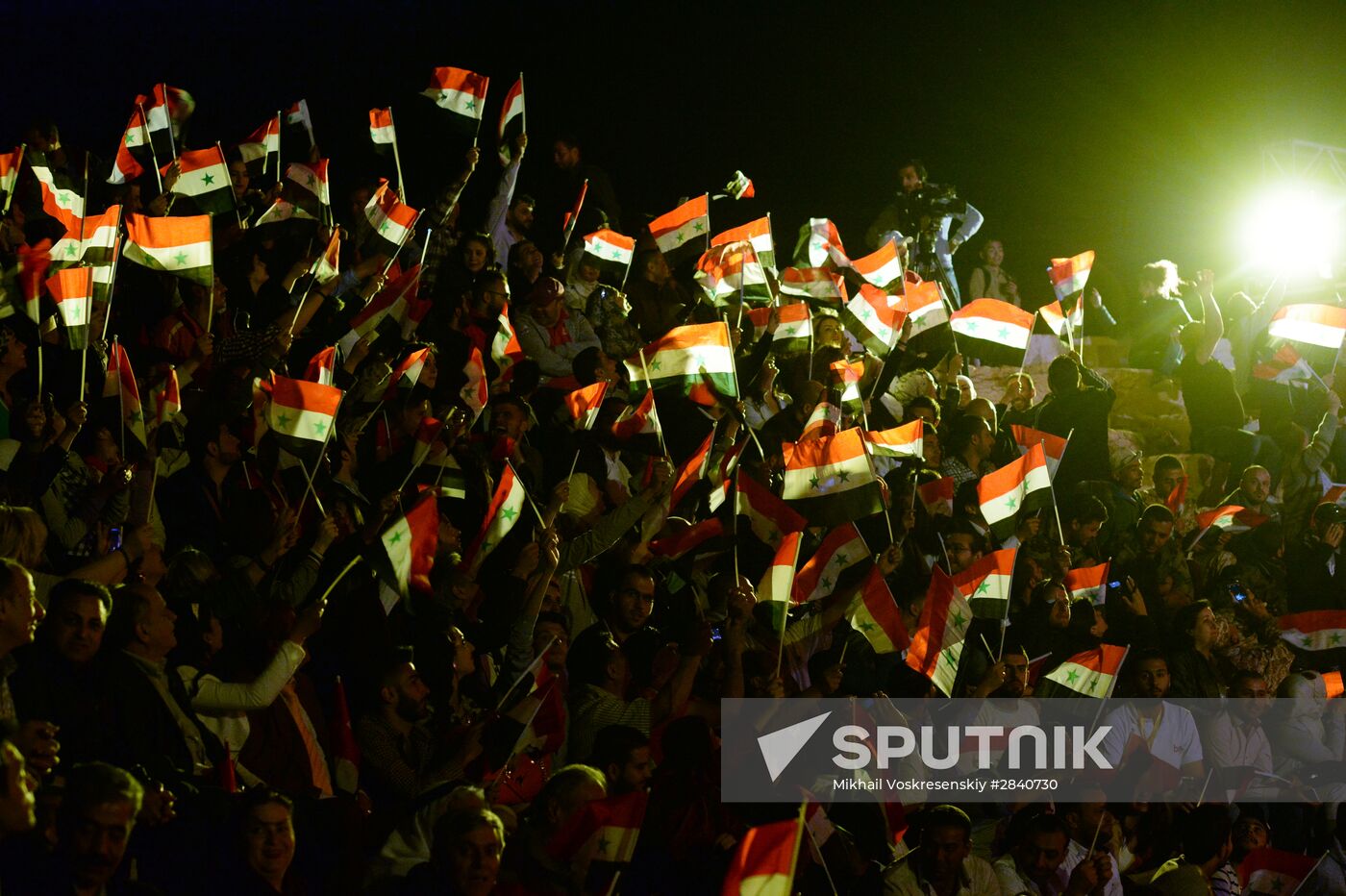 Concert in Palmyra in memoriam of Syria independence fighters