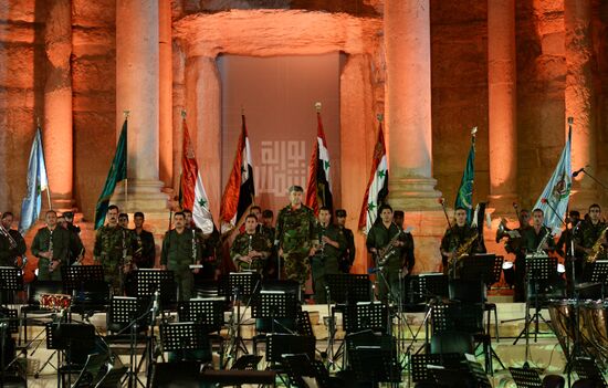 Concert in Palmyra in memoriam of Syria independence fighters