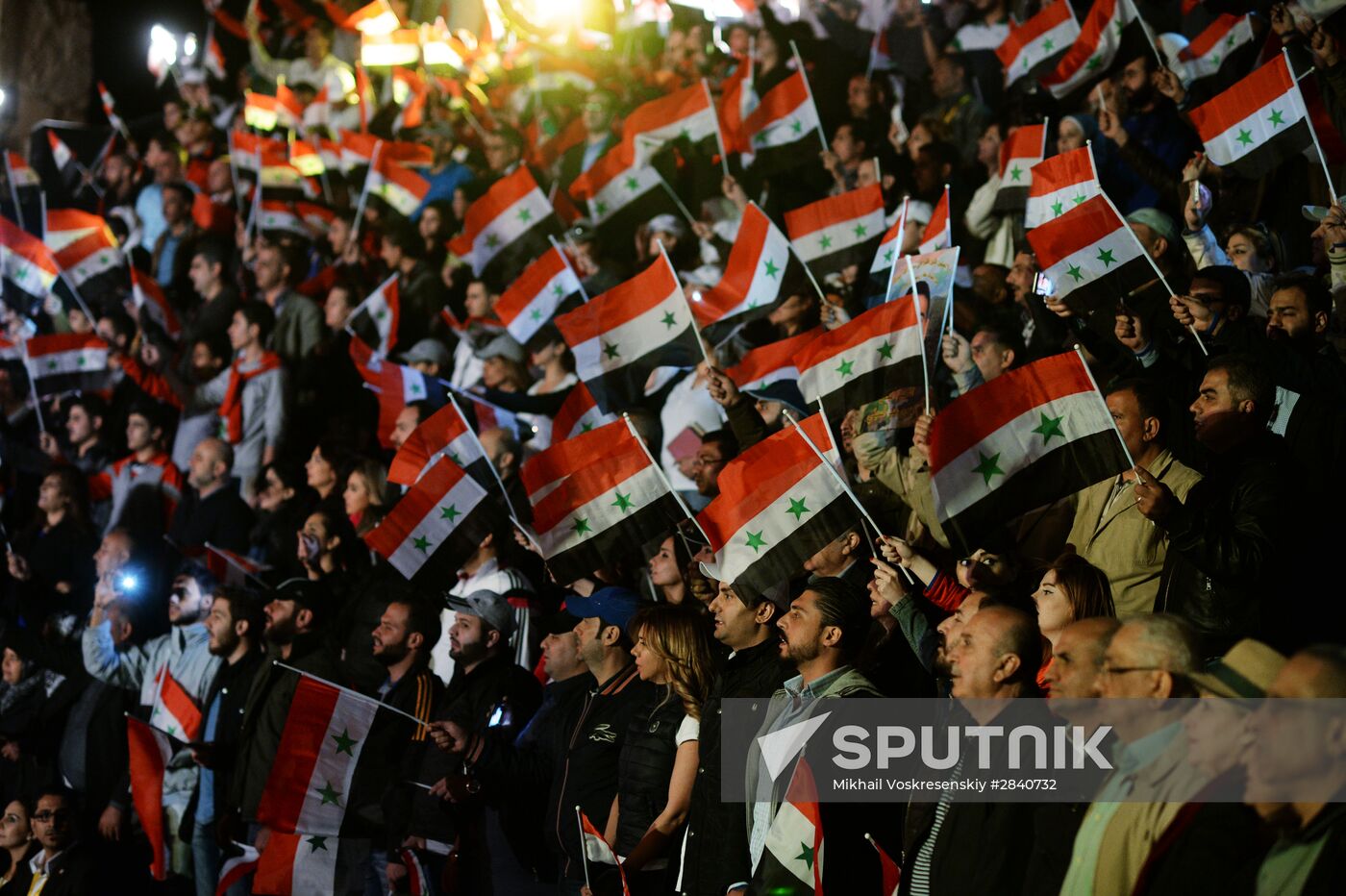 Concert in Palmyra in memoriam of Syria independence fighters