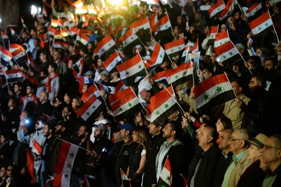 Concert in Palmyra in memoriam of Syria independence fighters