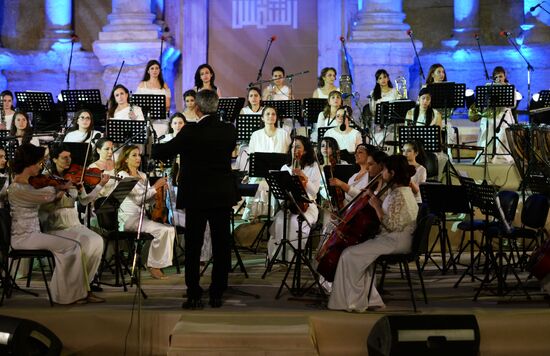 Concert in Palmyra in memoriam of Syria independence fighters