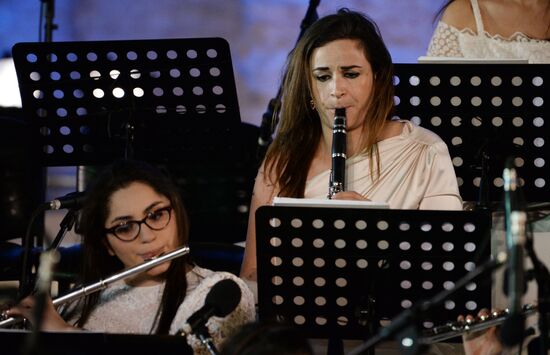 Concert in Palmyra in memoriam of Syria independence fighters