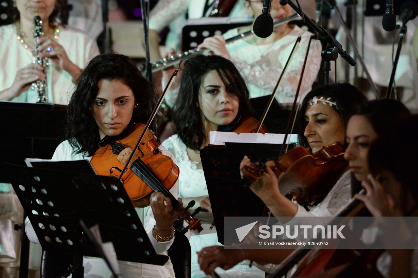 Concert in Palmyra in memoriam of Syria independence fighters