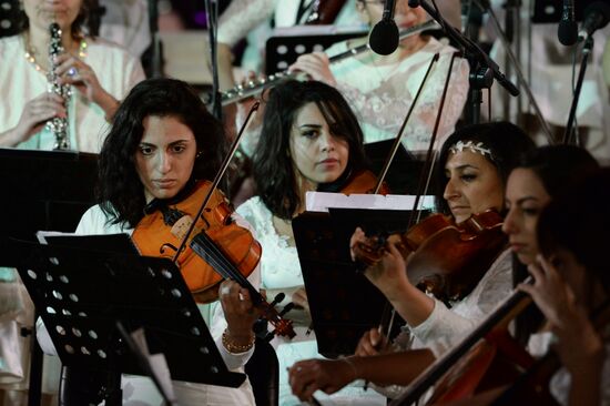 Concert in Palmyra in memoriam of Syria independence fighters