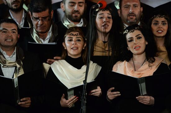 Concert in Palmyra in memoriam of Syria independence fighters