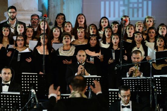 Concert in Palmyra in memoriam of Syria independence fighters