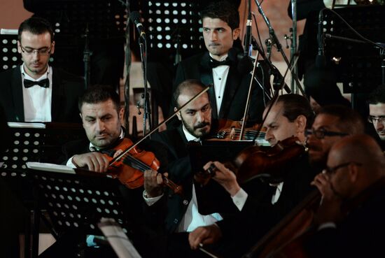 Concert in Palmyra in memoriam of Syria independence fighters