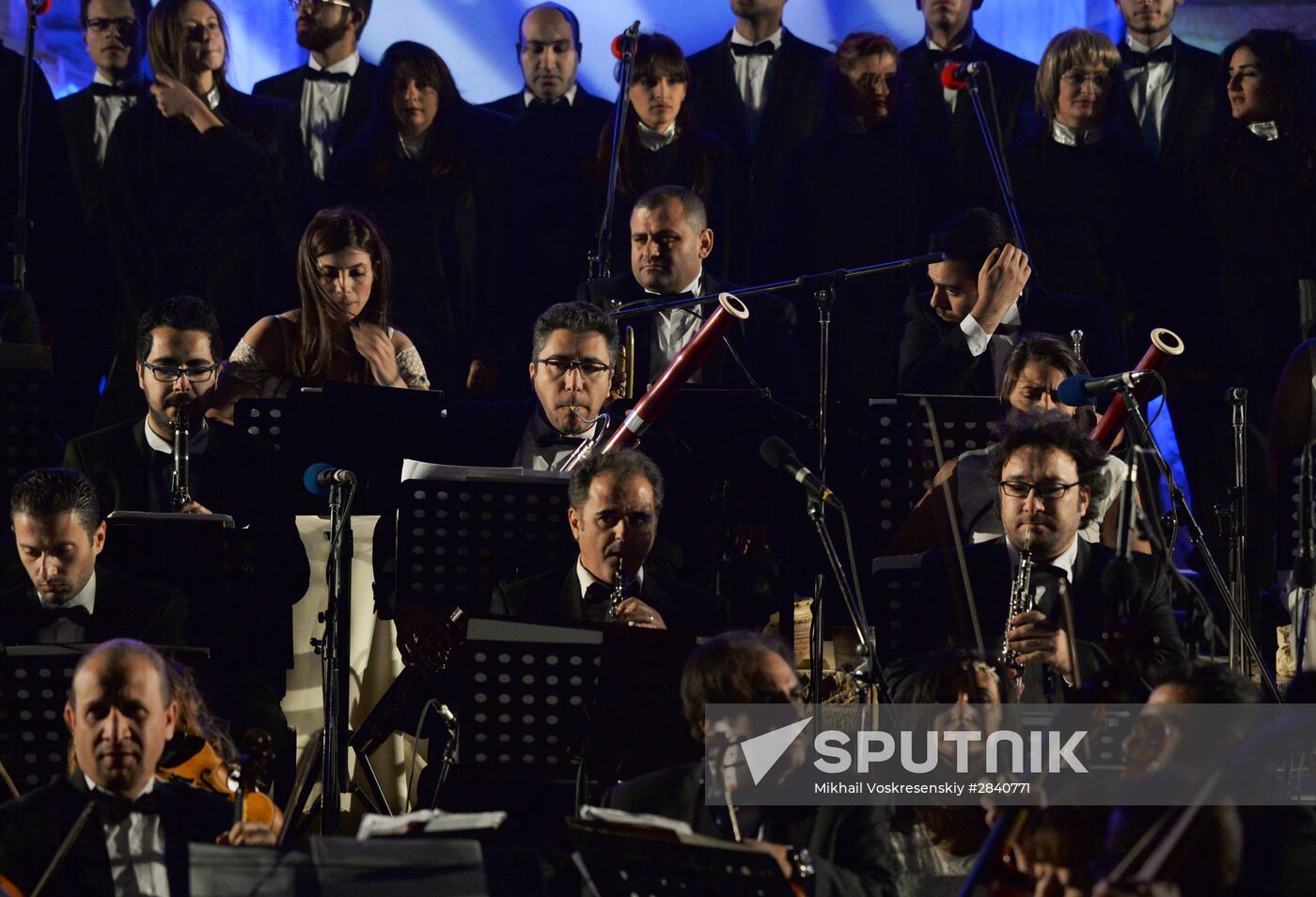 Concert in Palmyra in memoriam of Syria independence fighters