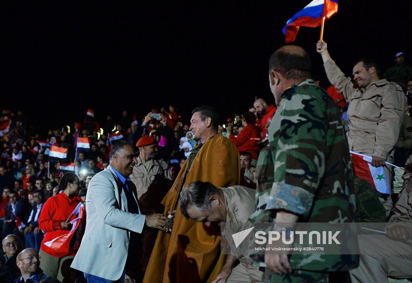 Concert in Palmyra in memoriam of Syria independence fighters