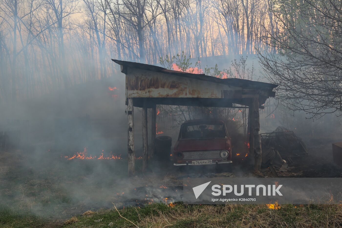 Amur Region hit by wildfires