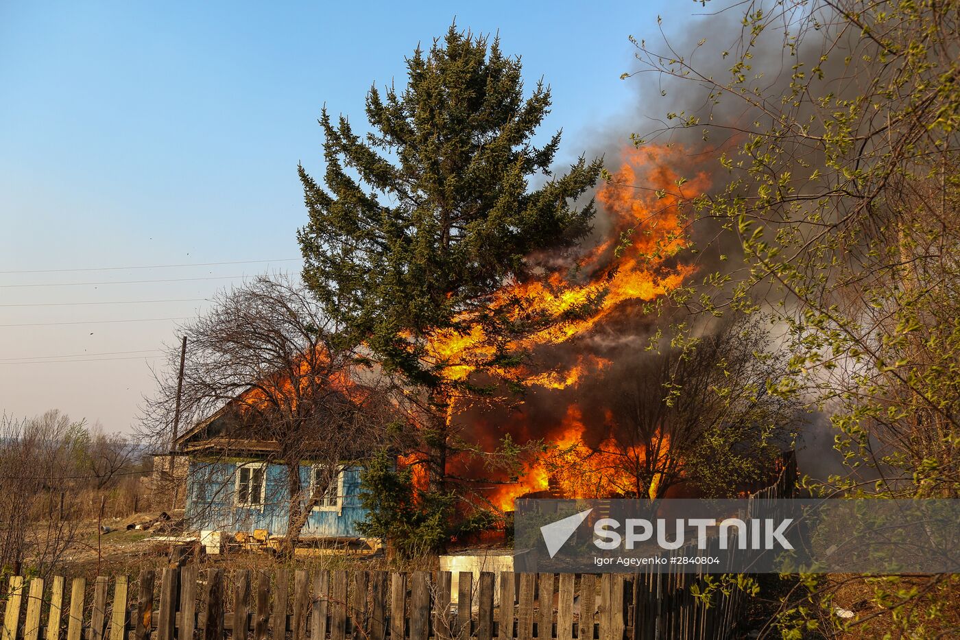 Amur Region hit by wildfires
