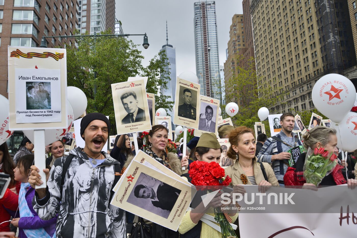 Immortal Regiment New York march