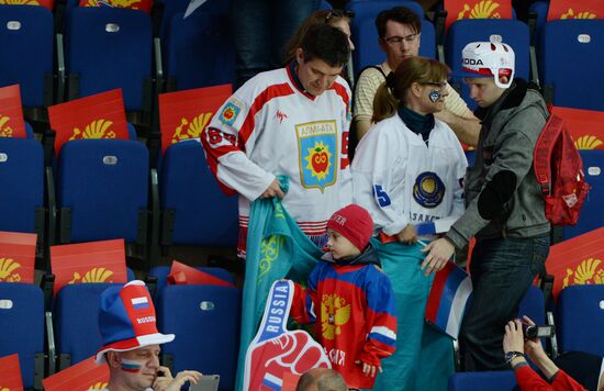 2016 IIHF World Ice Hockey Championship. Kazakhstan vs. Russia