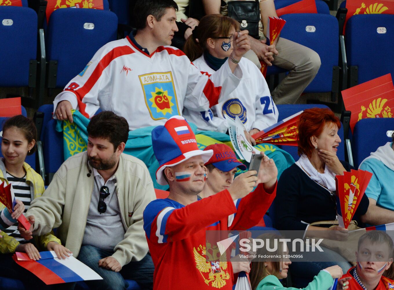 2016 IIHF World Ice Hockey Championship. Kazakhstan vs. Russia
