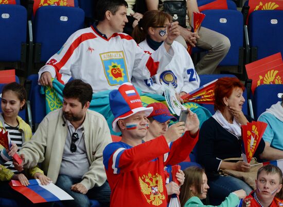 2016 IIHF World Ice Hockey Championship. Kazakhstan vs. Russia