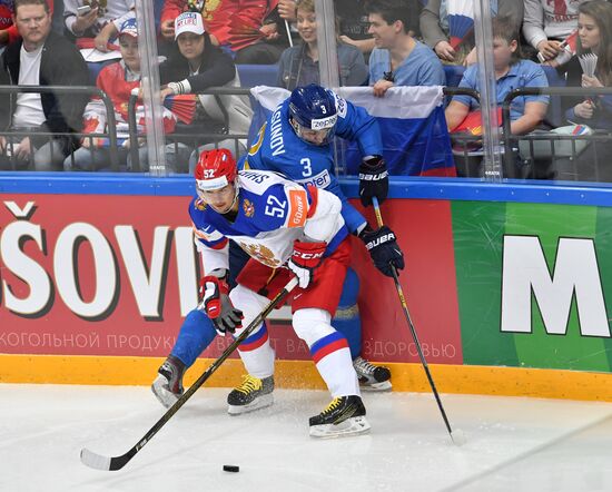 2016 IIHF World Ice Hockey Championship. Kazakhstan vs. Russia