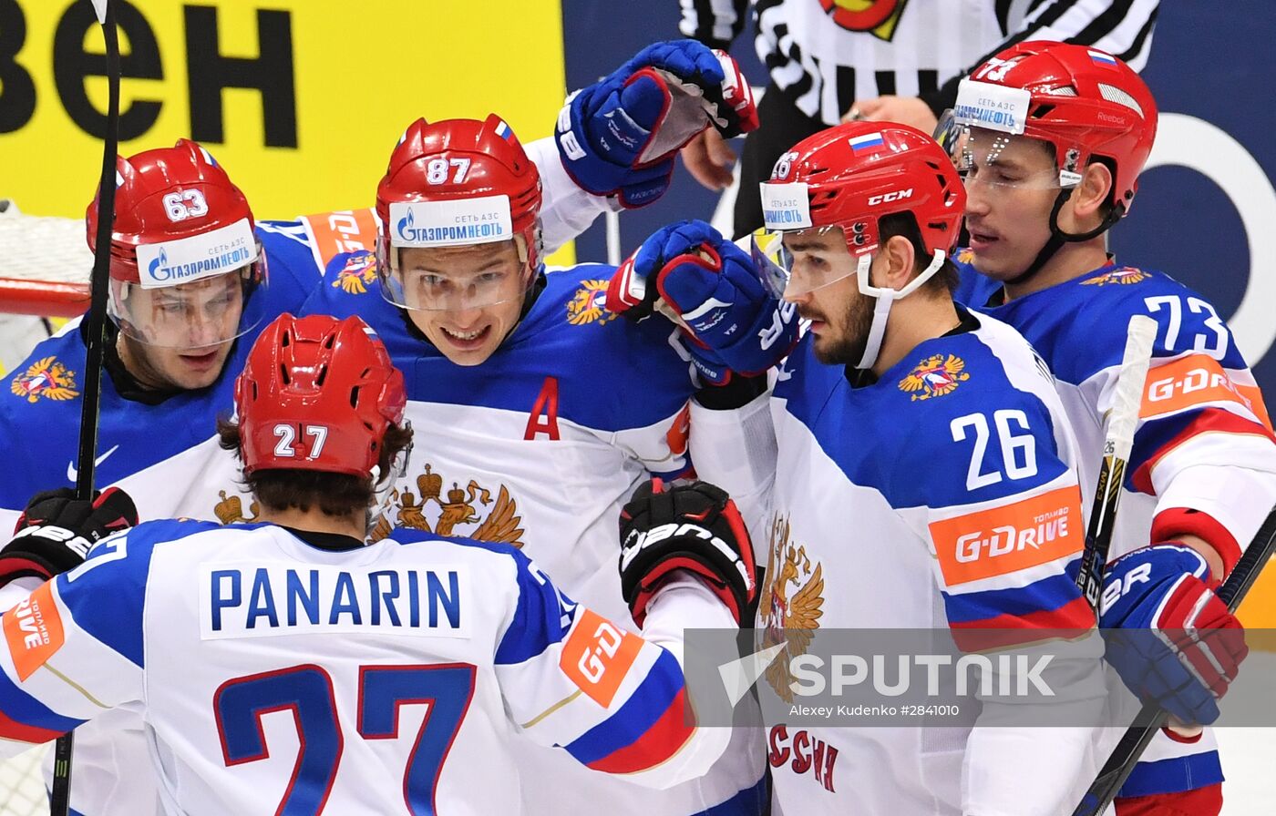2016 IIHF World Ice Hockey Championship. Kazakhstan vs. Russia