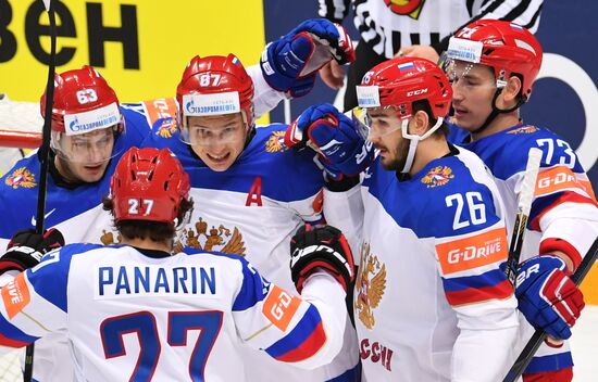 2016 IIHF World Ice Hockey Championship. Kazakhstan vs. Russia