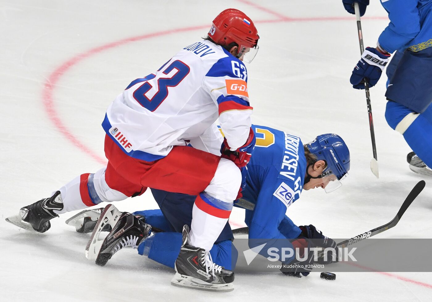 2016 IIHF World Ice Hockey Championship. Kazakhstan vs. Russia
