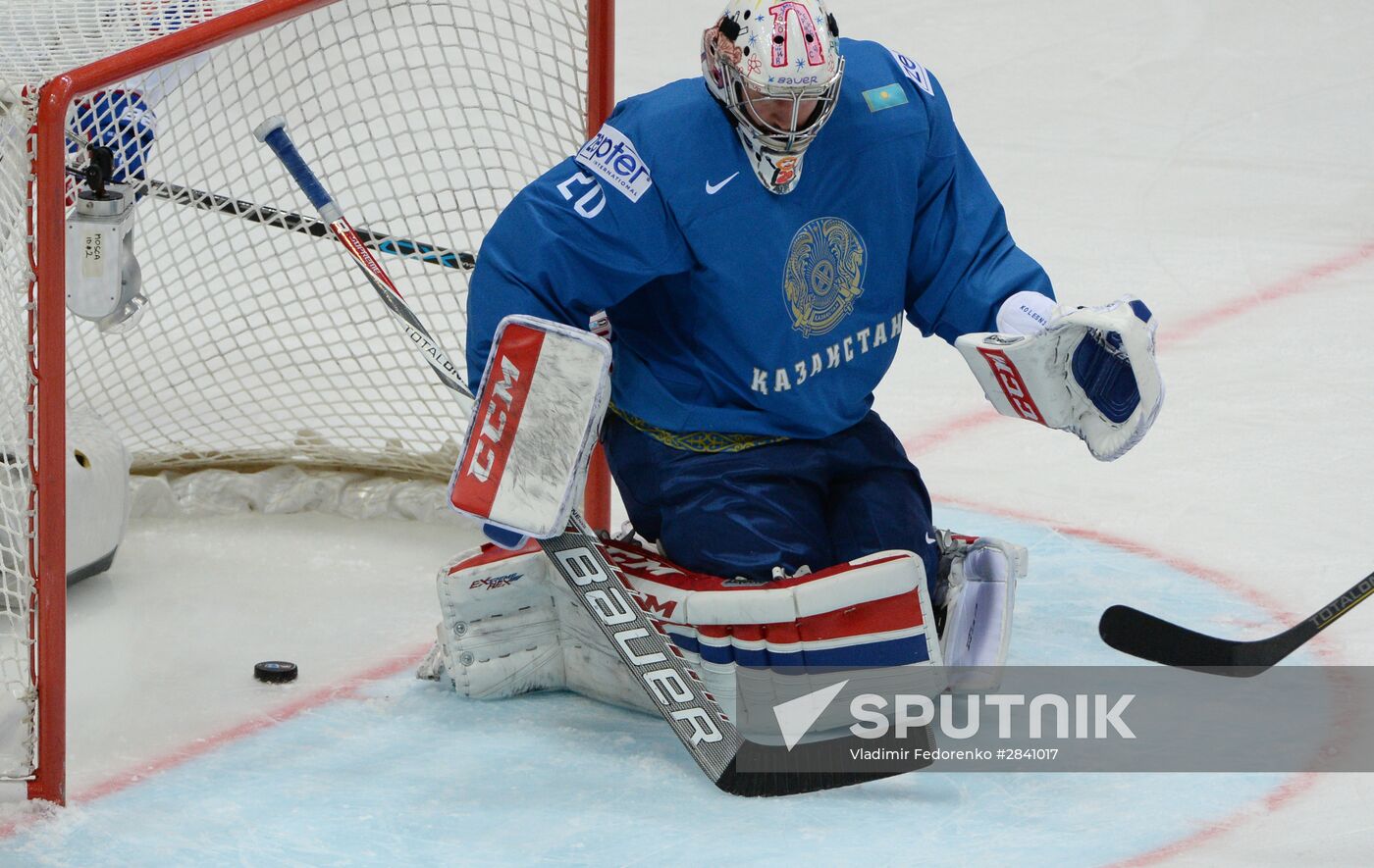 2016 IIHF World Ice Hockey Championship. Kazakhstan vs. Russia