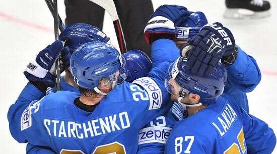2016 IIHF World Ice Hockey Championship. Kazakhstan vs. Russia