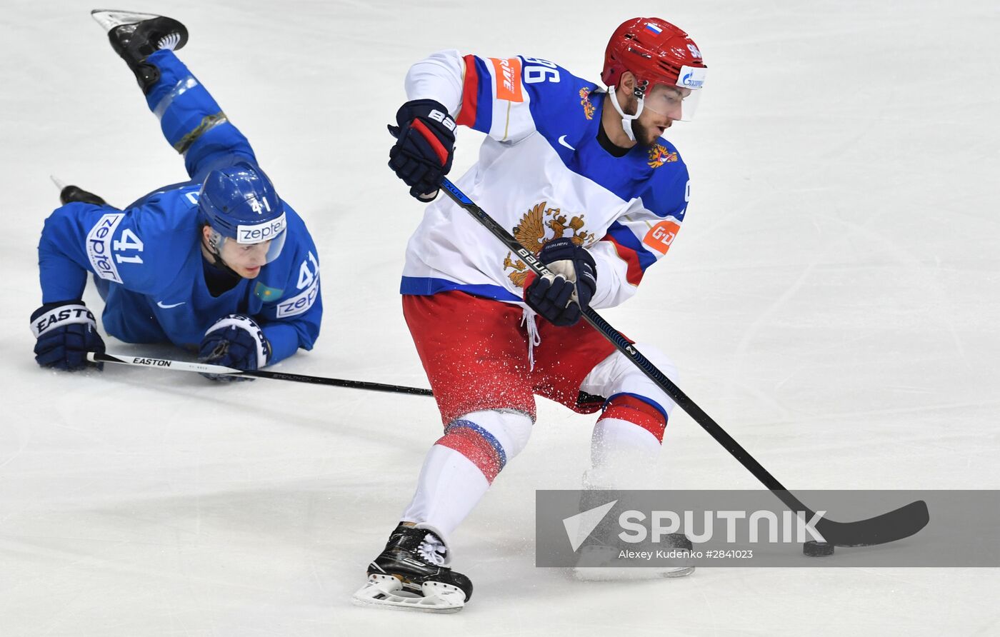 2016 IIHF World Ice Hockey Championship. Kazakhstan vs. Russia