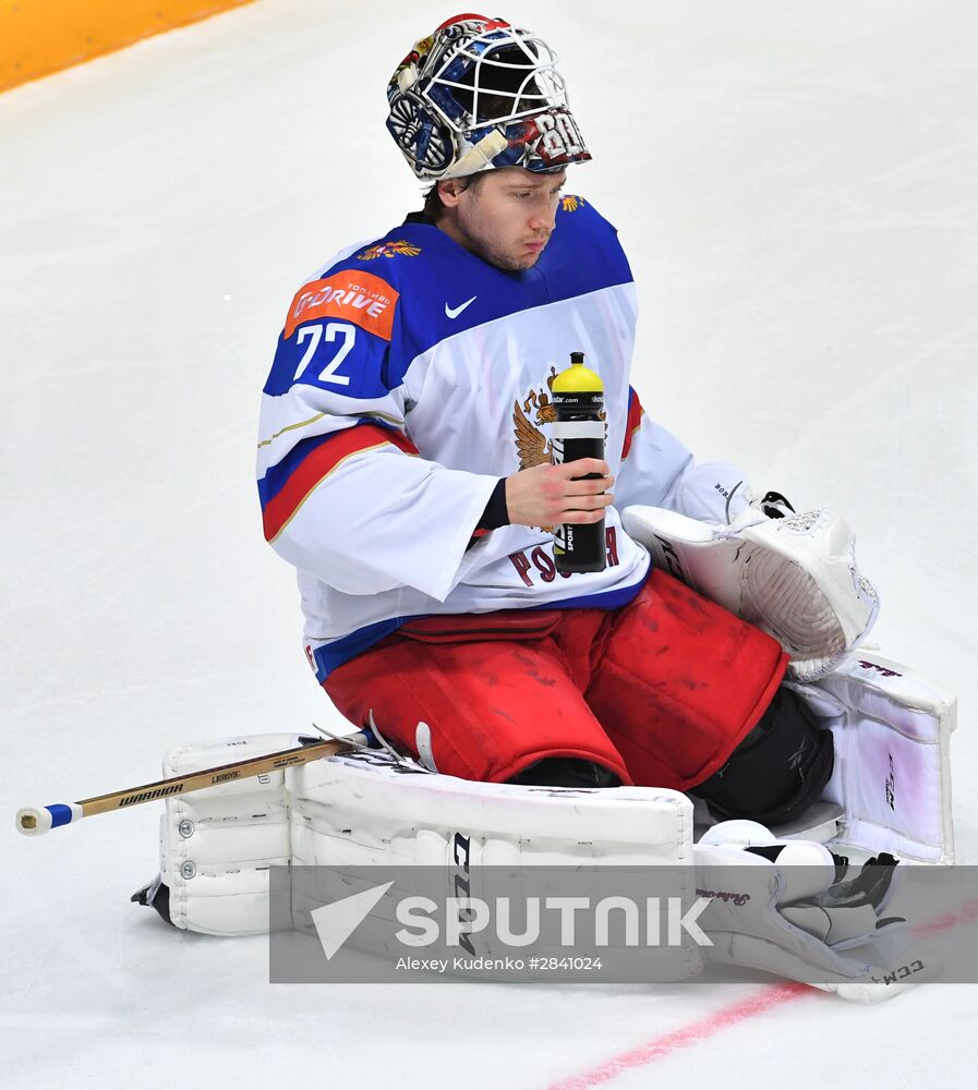 2016 IIHF World Ice Hockey Championship. Kazakhstan vs. Russia