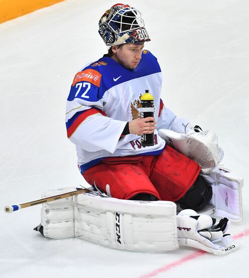 2016 IIHF World Ice Hockey Championship. Kazakhstan vs. Russia
