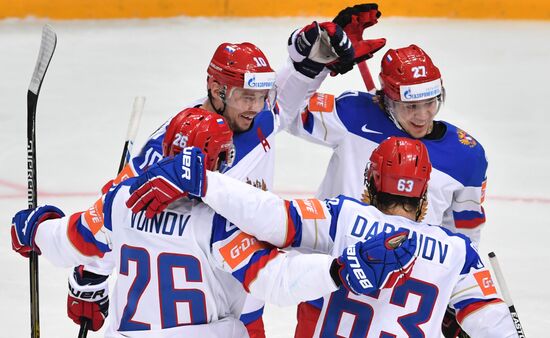 2016 IIHF World Ice Hockey Championship. Kazakhstan vs. Russia