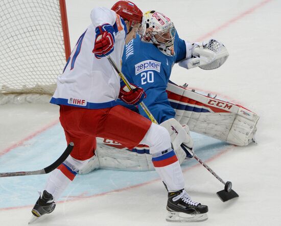 2016 IIHF World Ice Hockey Championship. Kazakhstan vs. Russia