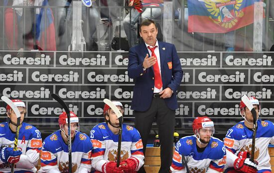 2016 IIHF World Ice Hockey Championship. Kazakhstan vs. Russia