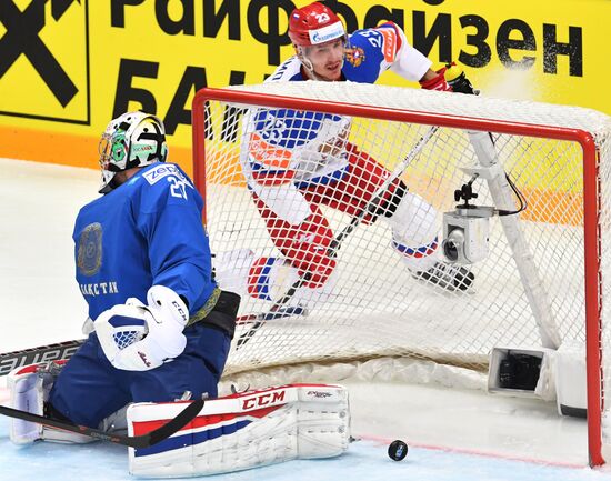 2016 IIHF World Ice Hockey Championship. Kazakhstan vs. Russia