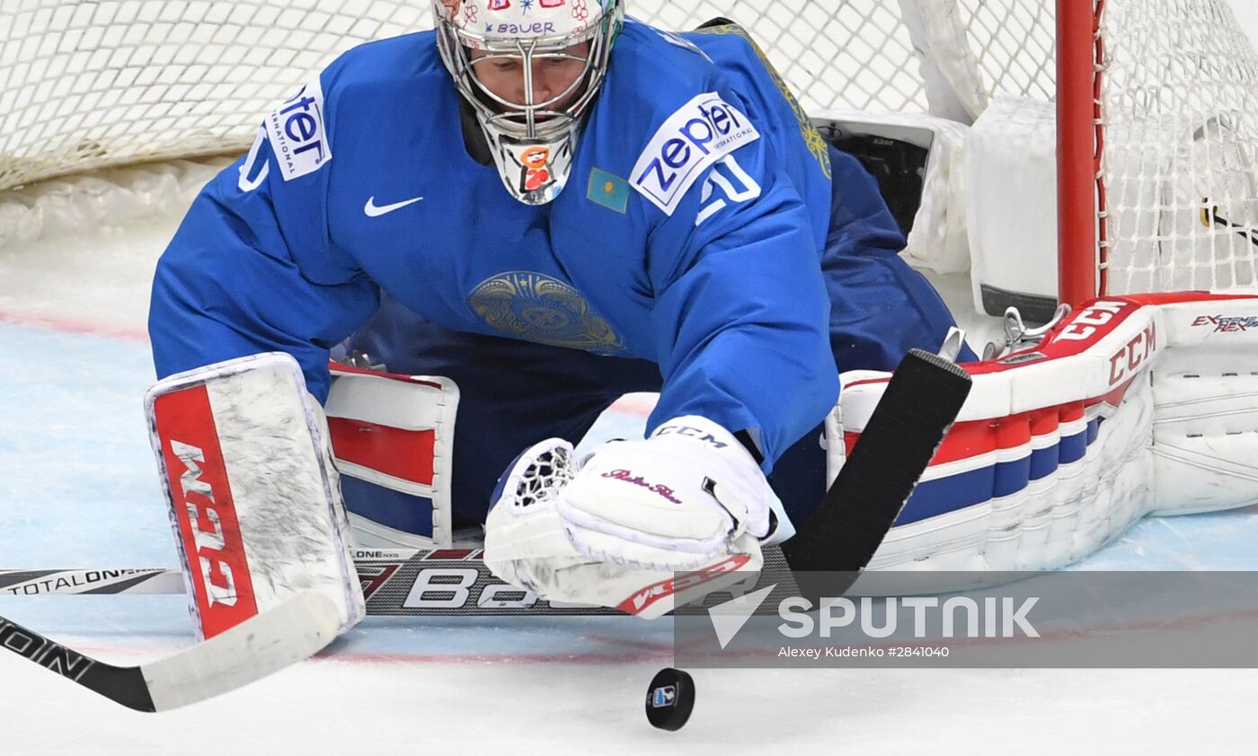 2016 IIHF World Ice Hockey Championship. Kazakhstan vs. Russia