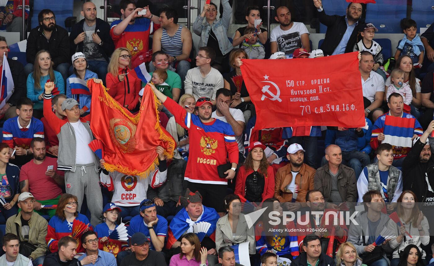 2016 IIHF World Ice Hockey Championship. Kazakhstan vs. Russia