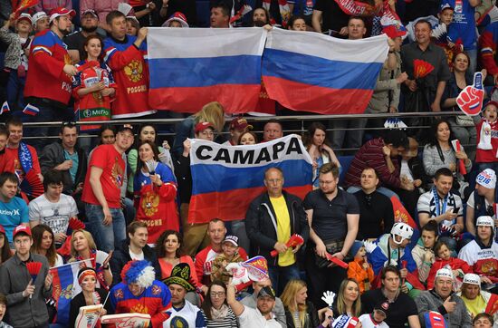 2016 IIHF World Ice Hockey Championship. Kazakhstan vs. Russia