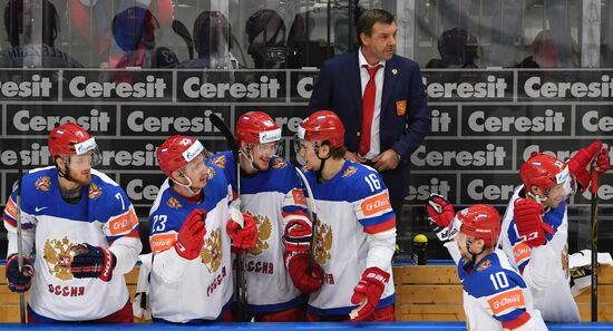 2016 IIHF World Ice Hockey Championship. Kazakhstan vs. Russia