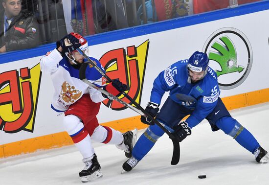2016 IIHF World Ice Hockey Championship. Kazakhstan vs. Russia